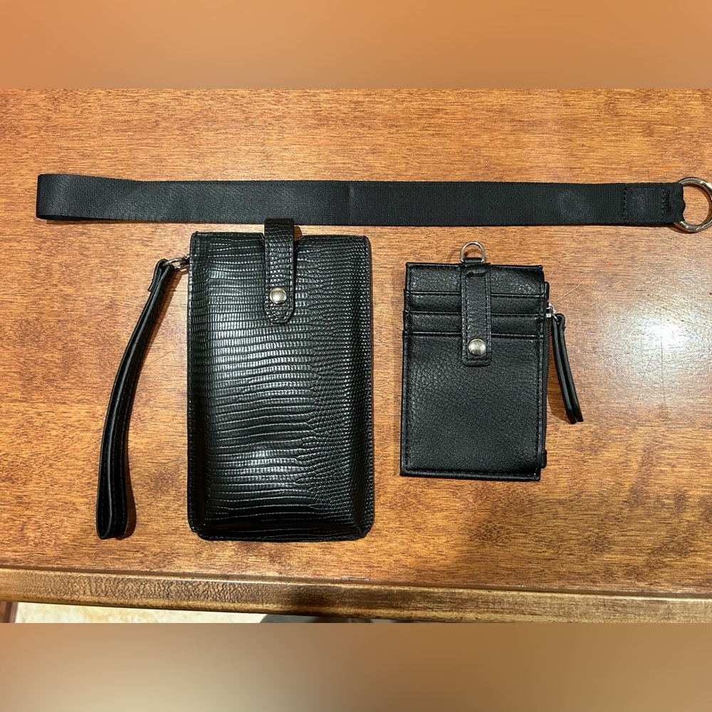 New INC phone and card wallet Set